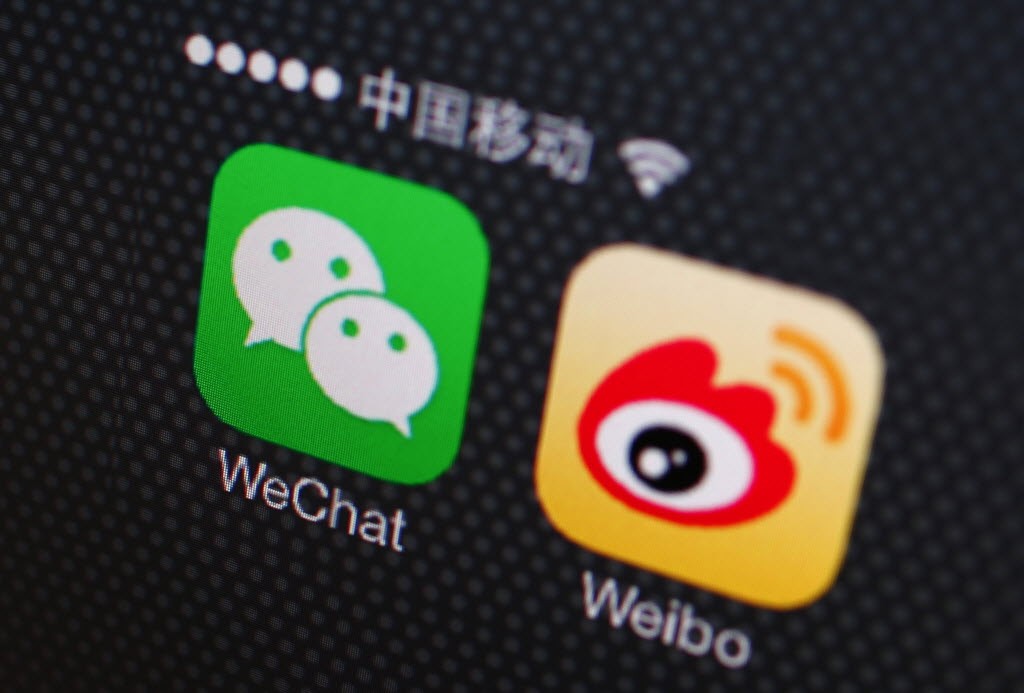 In China, college students spend the most time reading on WeChat and Weibo, among all social media platforms. (Picture: Reuters) In China, college students spend the most time reading on WeChat and Weibo, among all social media platforms. (Picture: Reuters)