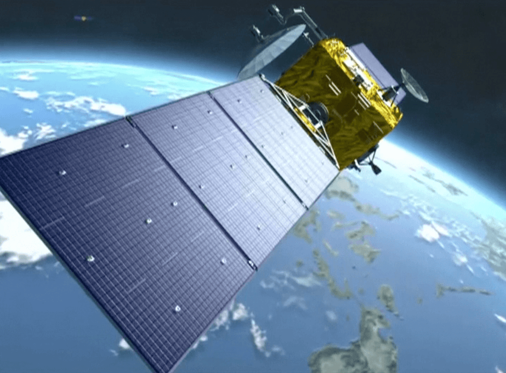 Render of a BeiDou-3 satellite. (Picture: CCTV) Render of a BeiDou-3 satellite. (Picture: CCTV)