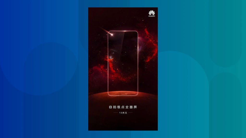 A poster of Huawei's new smartphone that will be launched in December (Picture: Huawei) A poster of Huawei's new smartphone that will be launched in December (Picture: Huawei)