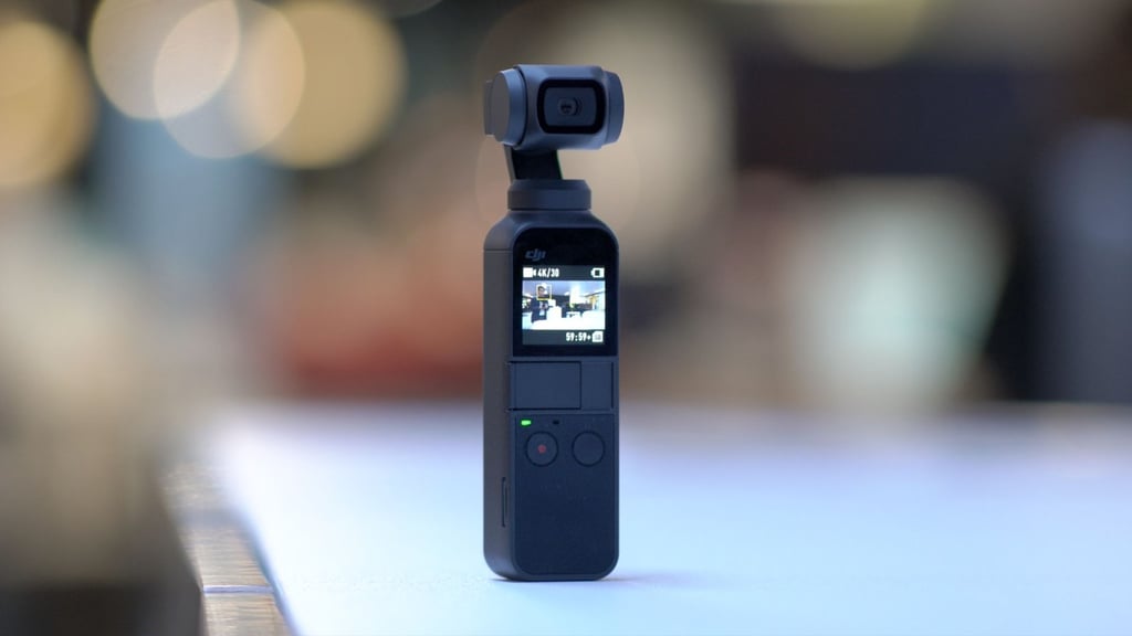 The Osmo Pocket can take 12-megapixel photos and 4K video up to 60fps. (Picture: Abacus)