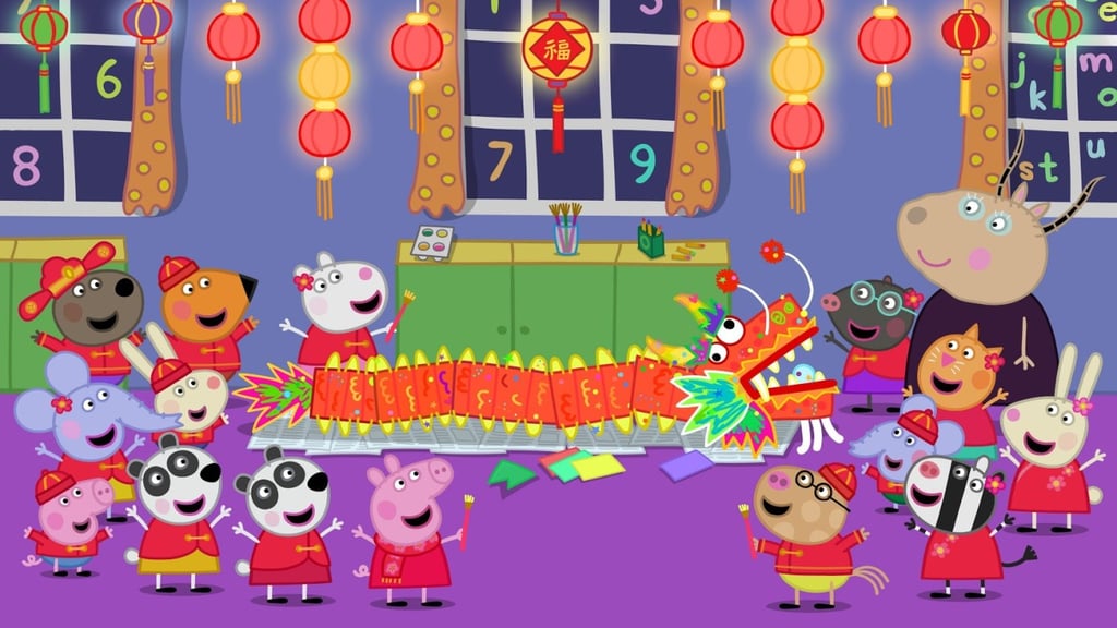 Peppa Celebrates Lunar New Year is being shown in select theatres in the US. (Picture: Alibaba Pictures)