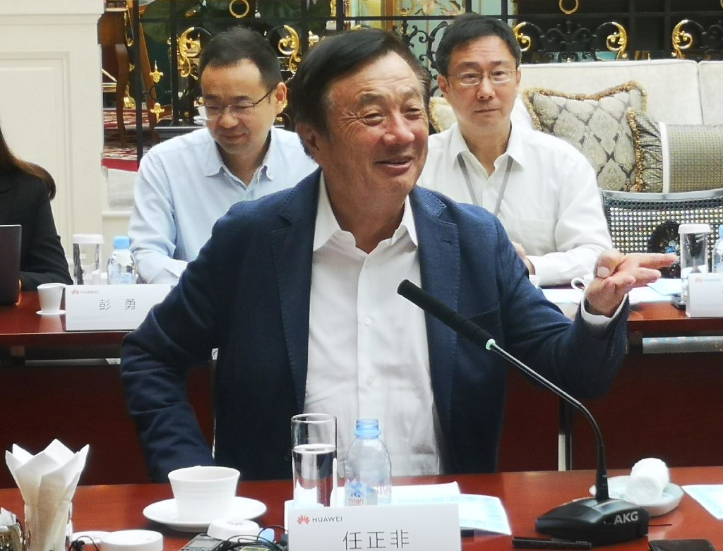 Huawei CEO Ren Zhengfei speaking in Shenzhen on May 21, 2019. (Picture: Bai Yu/Xinhua) Huawei CEO Ren Zhengfei speaking in Shenzhen on May 21, 2019. (Picture: Bai Yu/Xinhua)