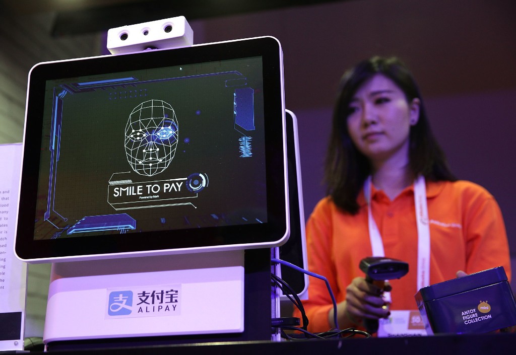 Alipay rolled out facial recognition in 2017, starting with a KFC restaurant in Hangzhou. (Picture: AFP)