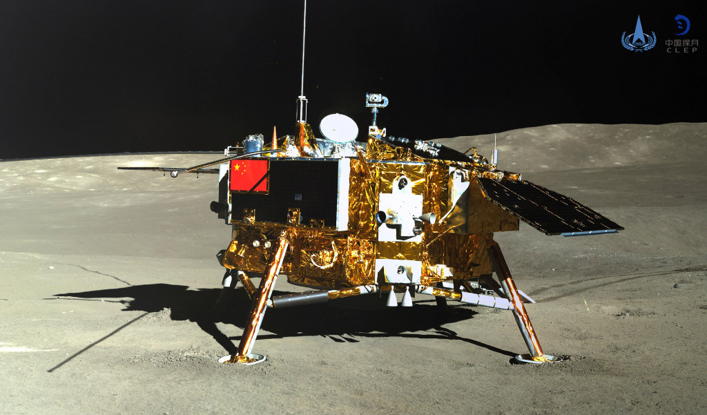 The Chang’e 4 probe is tasked with exploring the far side of the moon. (Picture: China National Space Administration/Xinhu­a News Agency)