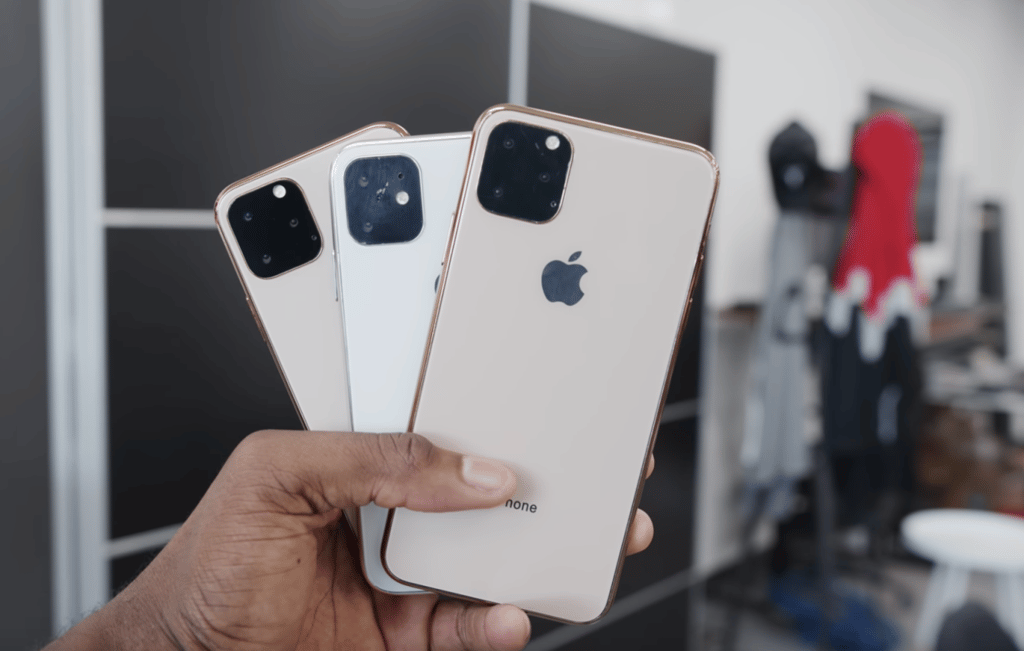 Prototypes based on rumors about the upcoming iPhones that Apple is set to unveil this fall. (Picture: Marques Brownlee via YouTube)