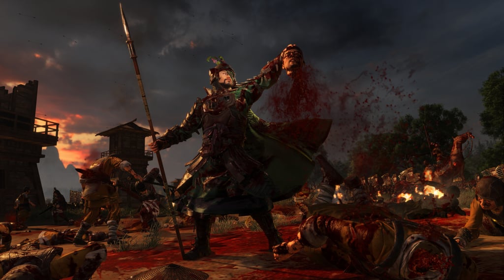 Total War: Three Kingdoms recently got a very graphic blood pack. The gory downloadable content probably won’t be available for the official Chinese version. (Picture: Creative Assembly)