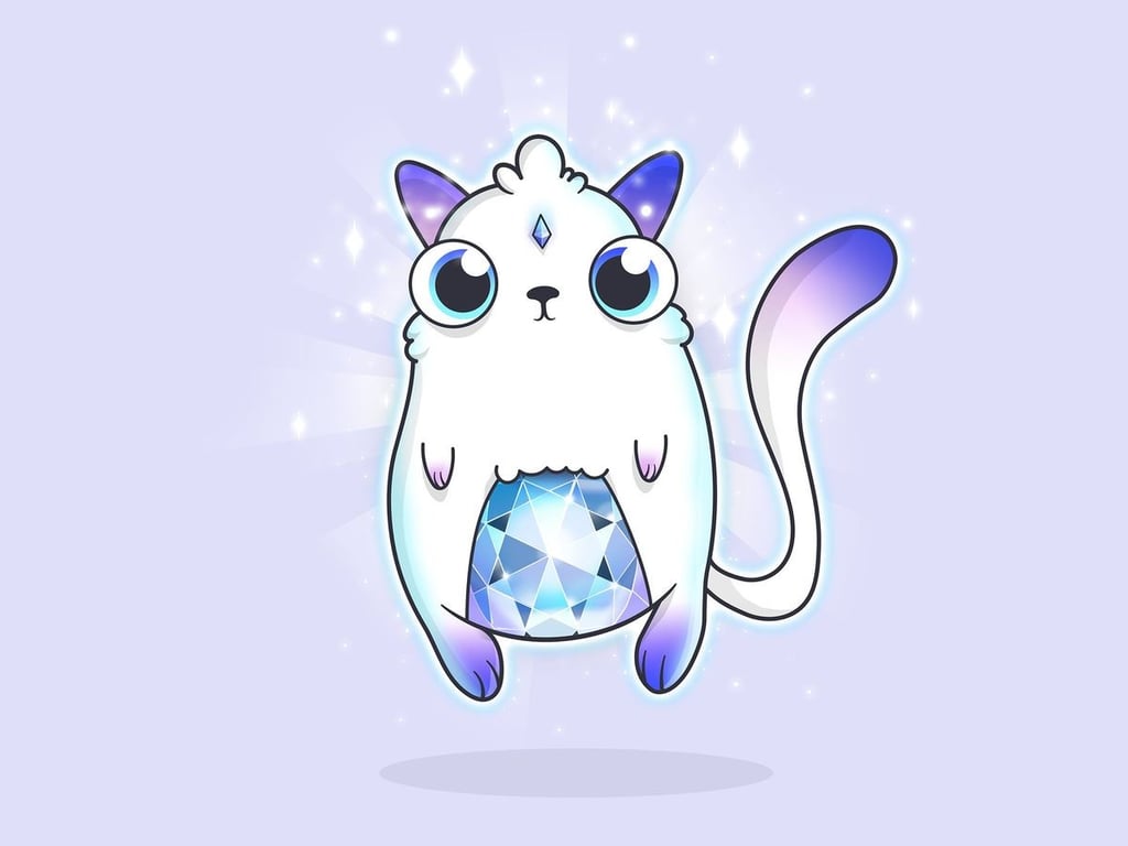 In CryptoKitties, each cat has a unique look. But is something valuable just because it’s unique? (Picture: CryptoKitties)