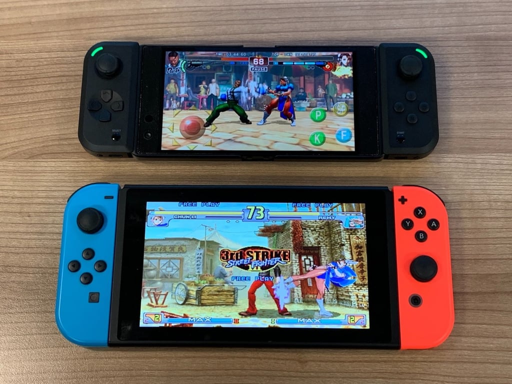 At first glance, it does bear some resemblance to a Nintendo Switch. At first glance, it does bear some resemblance to a Nintendo Switch.