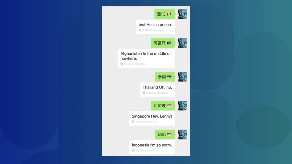 I'm so sorry, says WeChat. (Picture: WeChat) I'm so sorry, says WeChat. (Picture: WeChat)