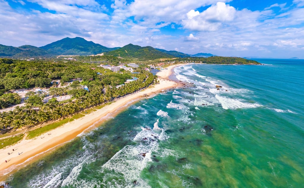 Riyue Bay, on the east coast of Hainan, is now home to China’s national surfing team and state-run surf academy. Photo: Shutterstock/HelloRF Zcool