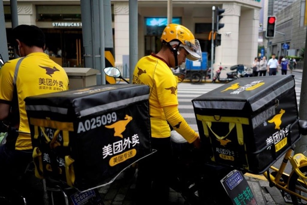 As stores get depleted, delivery companies are stepping up to provide meals. (Picture: Reuters) As stores get depleted, delivery companies are stepping up to provide meals. (Picture: Reuters)