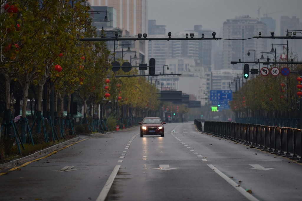 Wuhan, the epicenter of the coronavirus outbreak, has been under lockdown for two weeks. (Picture: AFP)