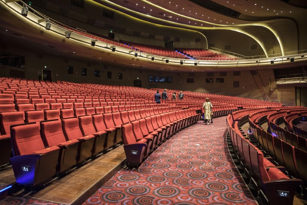 A theater at Wanda’s 50 billion yuan (US$7.1 billion) production studio Oriental Movie Metropolis in Qingdao in 2018. (Picture: Bloomberg)