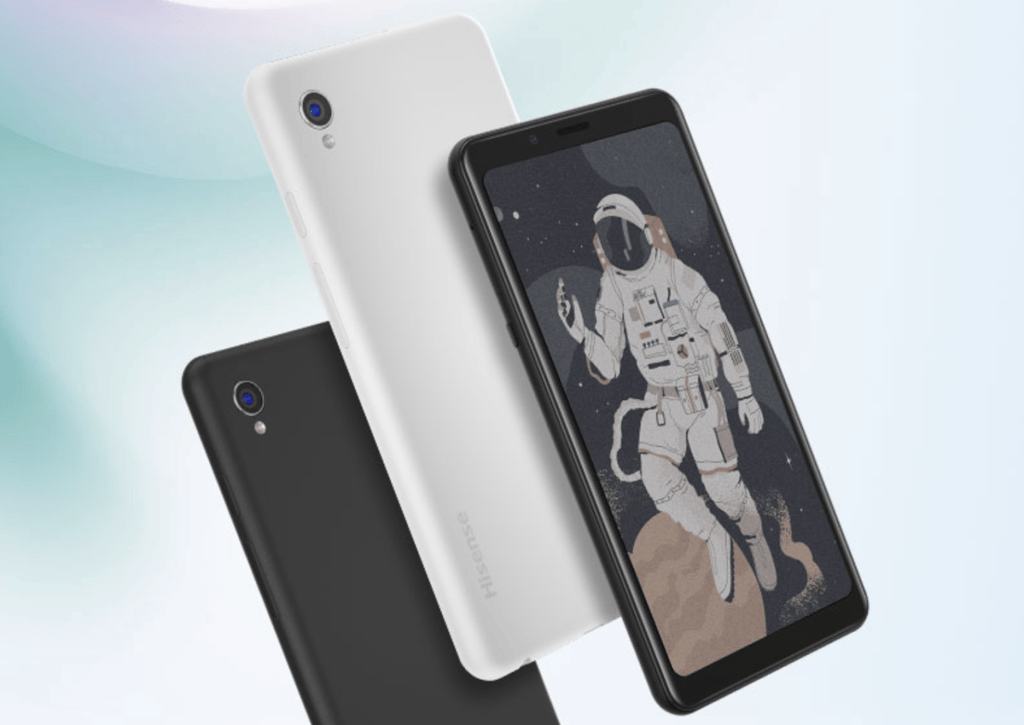 The Hisense A5C comes in three color variations: Black, white and turquoise. (Picture: Hisense) The Hisense A5C comes in three color variations: Black, white and turquoise. (Picture: Hisense)