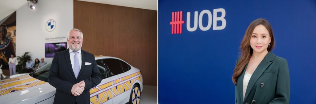 Prof Dr Thomas Girst (left), global head of cultural engagement at BMW Group, and Marietta Li (right), head of strategic communications, brand and customer Insights, Hong Kong and Taiwan, UOB, will discuss how brands can integrate creative storytelling into their marketing approach to forge deeper connections with audiences.