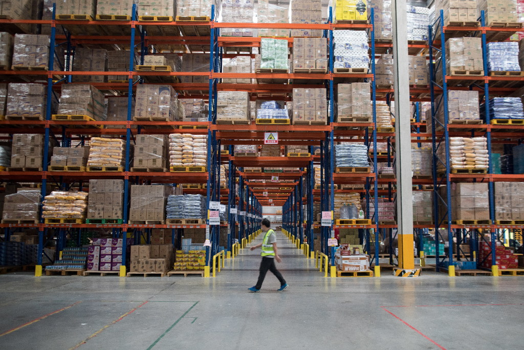 A Tmall warehouse in China’s Guangdong province. (Picture: Freddy Chan/EPA-EFE)