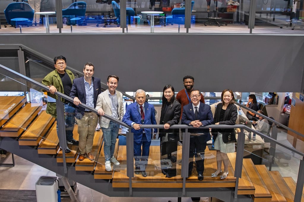 (from left to right): SCMP Advertising+ team; with Sir Martin Sorrell, executive chairman, S4 Capital; Catherine So, chief executive officer, South China Morning Post; Kevin Huang, chief operating officer, South China Morning Post. (from left to right): SCMP Advertising+ team; with Sir Martin Sorrell, executive chairman, S4 Capital; Catherine So, chief executive officer, South China Morning Post; Kevin Huang, chief operating officer, South China Morning Post.