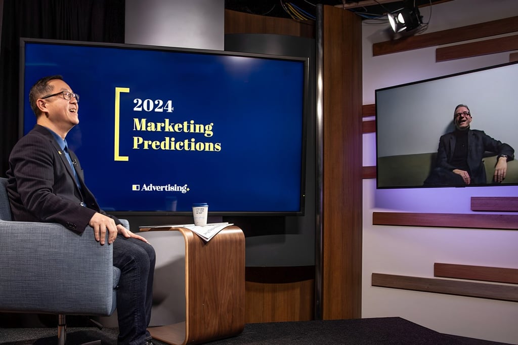 Kevin Huang, chief operating officer, SCMP and Dr Winfried Daun, group head of advertising, brand strategy and media, UBS Kevin Huang, chief operating officer, SCMP and Dr Winfried Daun, group head of advertising, brand strategy and media, UBS