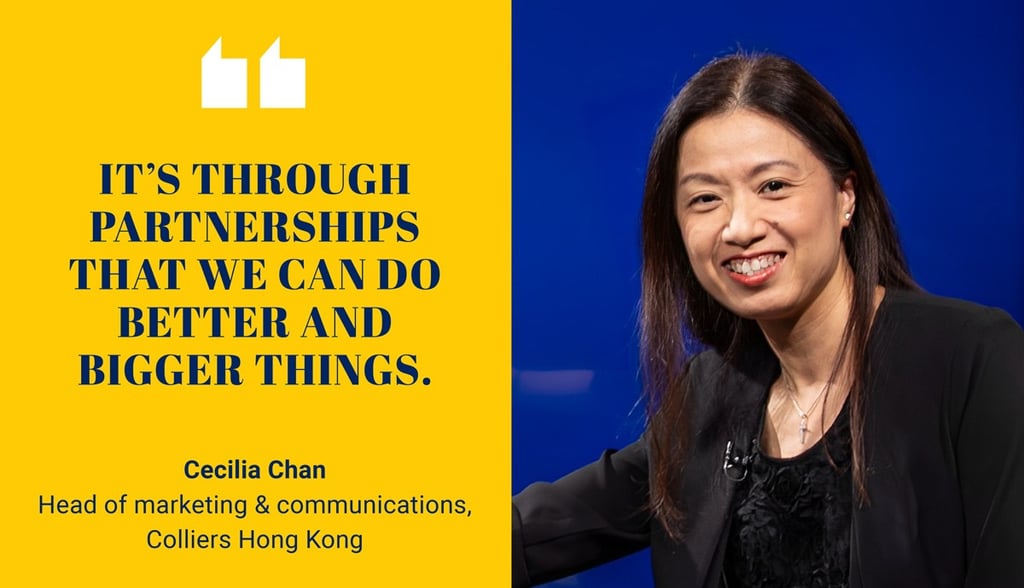 Cecilia Chan, head of marketing and communications, Colliers Hong Kong Cecilia Chan, head of marketing and communications, Colliers Hong Kong