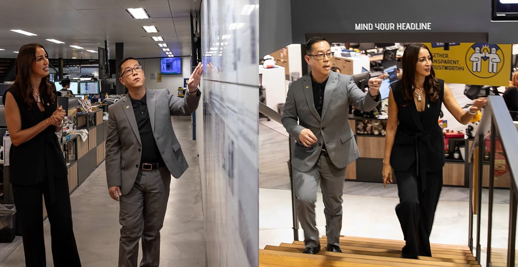 Kevin Huang, chief operating officer, SCMP and Hanane Sabri, head of racing marketing at the Hong Kong Jockey Club (HKJC) Kevin Huang, chief operating officer, SCMP and Hanane Sabri, head of racing marketing at the Hong Kong Jockey Club (HKJC)