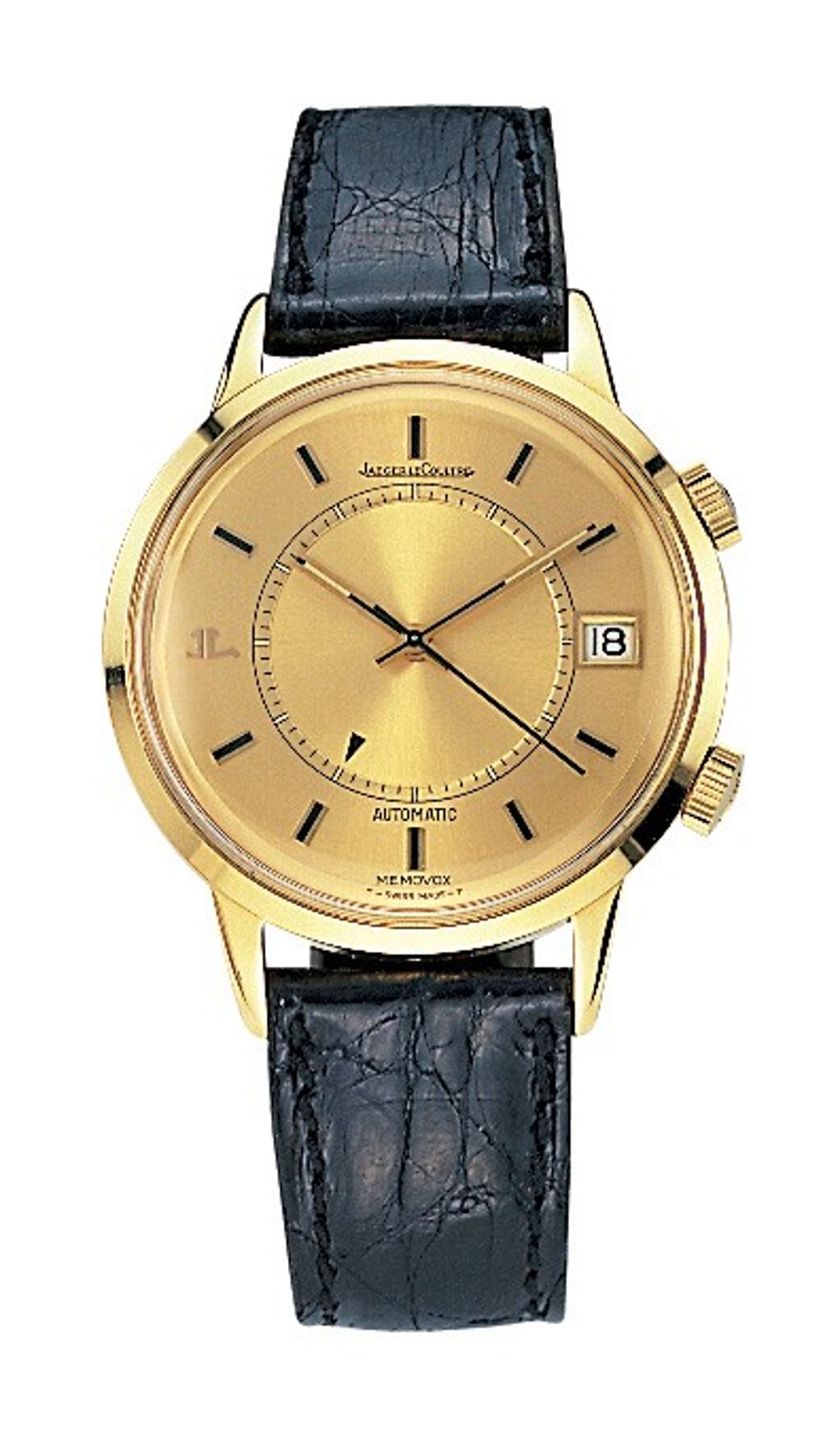 Jaeger-LeCoultre invented the Memovox Automatic in 1956. Jaeger-LeCoultre invented the Memovox Automatic in 1956.