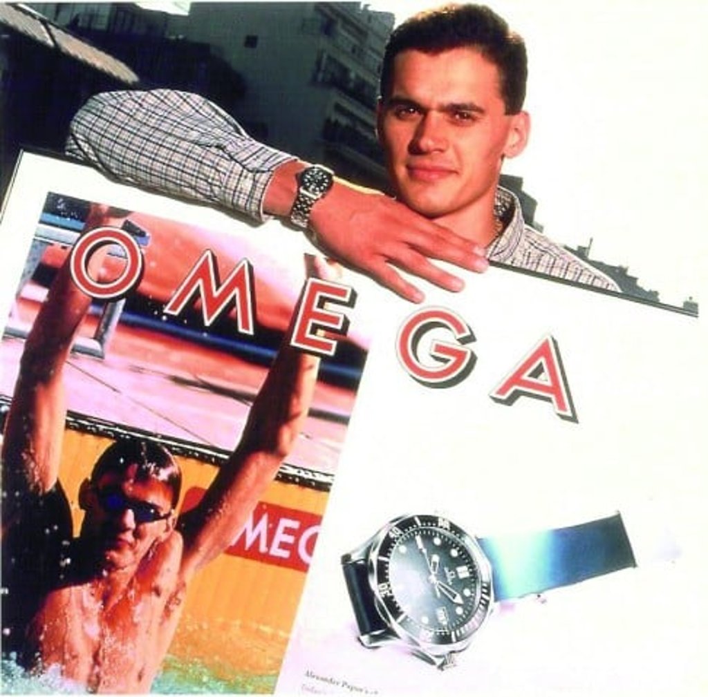 Russian swimming legend Alexander Popov is an Omega Seamaster fan.