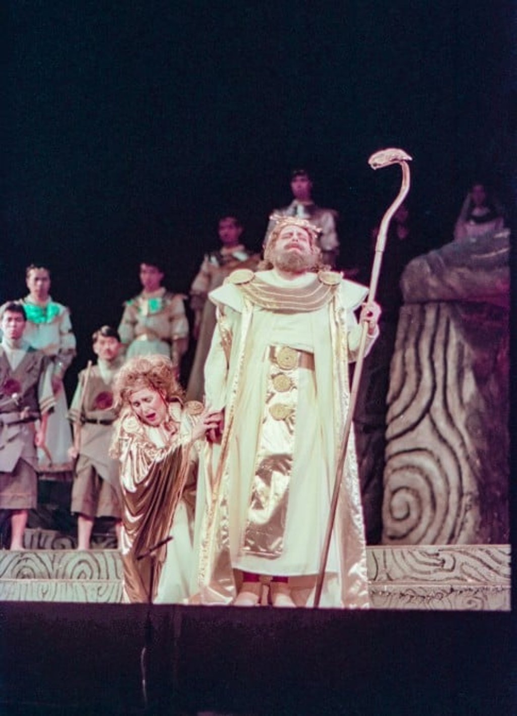 The heroine is torn between love and duty.