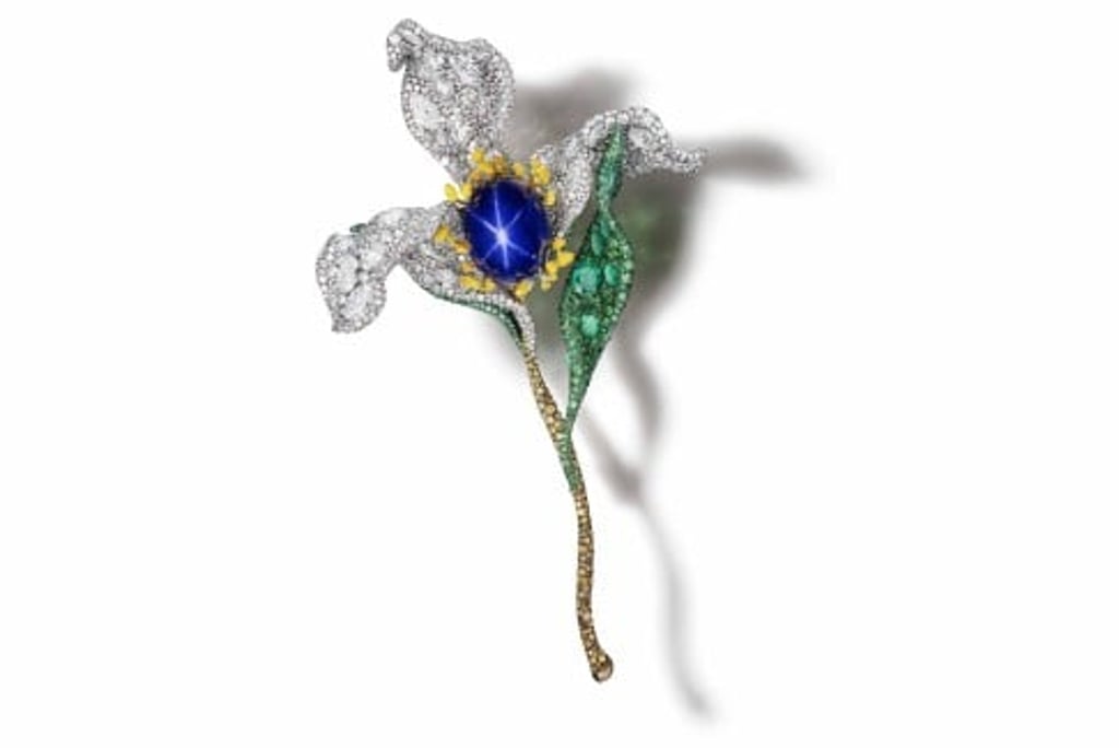 The Star Sapphire Brooch won the “Precious Stone” material award at the prestigious Masterpiece London art fair in June 2021. The Star Sapphire Brooch won the “Precious Stone” material award at the prestigious Masterpiece London art fair in June 2021.