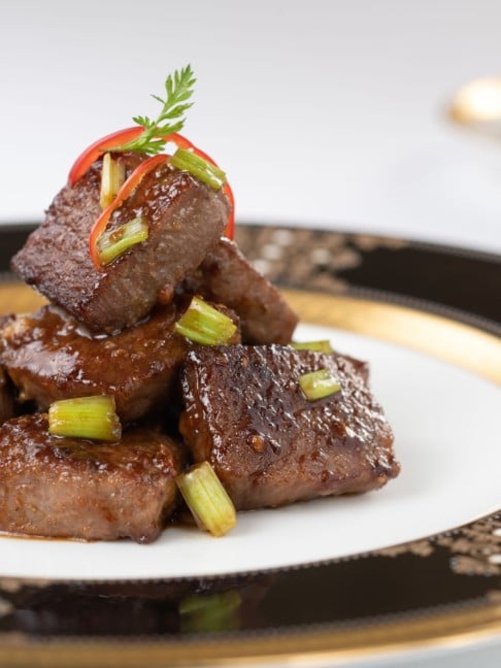 T’ang Court is presenting stir-fried diced Japanese Wagyu beef as part of its six-course pairing menu.