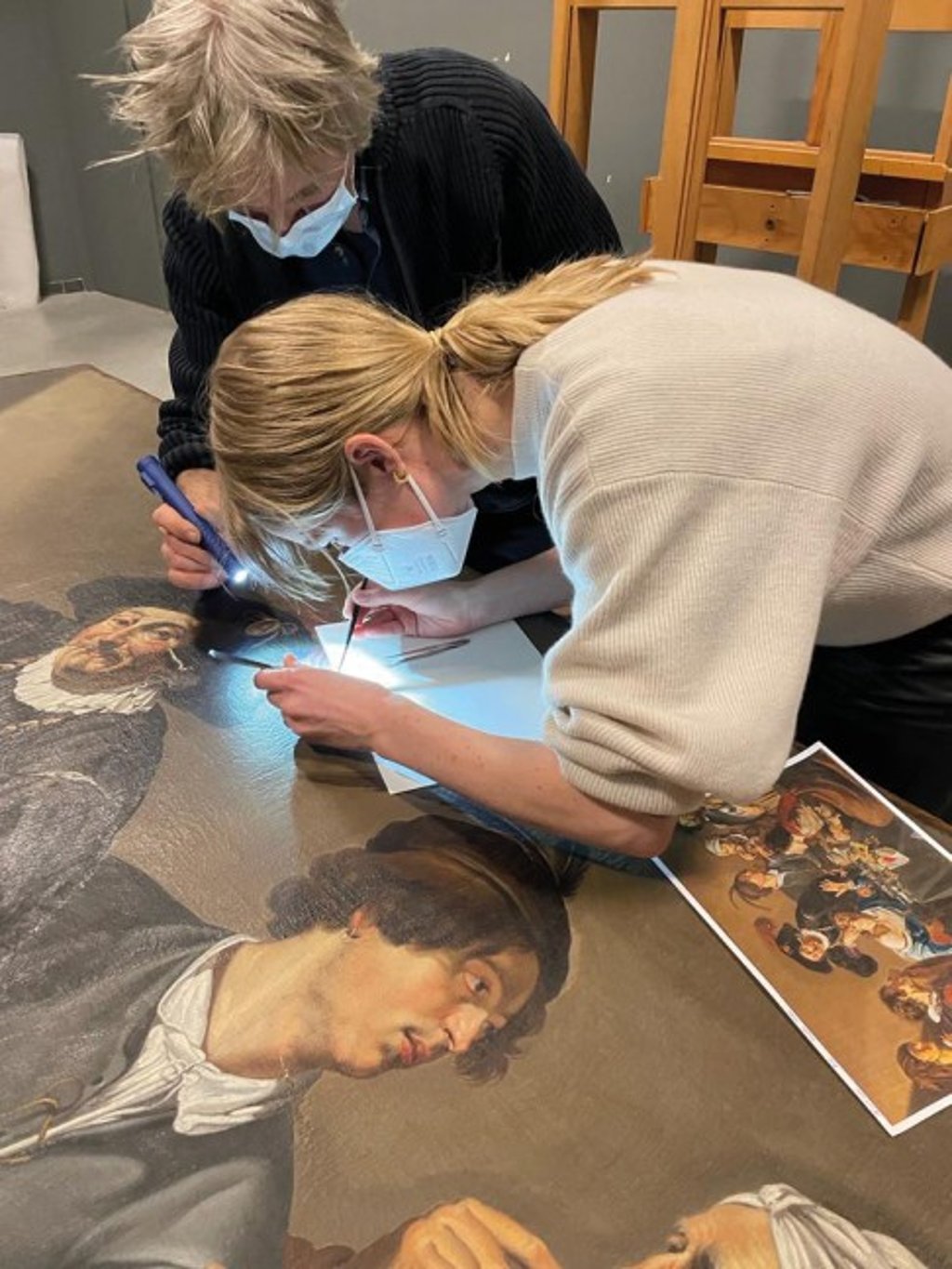 It is through the use of technology that art historians can understand how a work of art came to be. It is through the use of technology that art historians can understand how a work of art came to be.