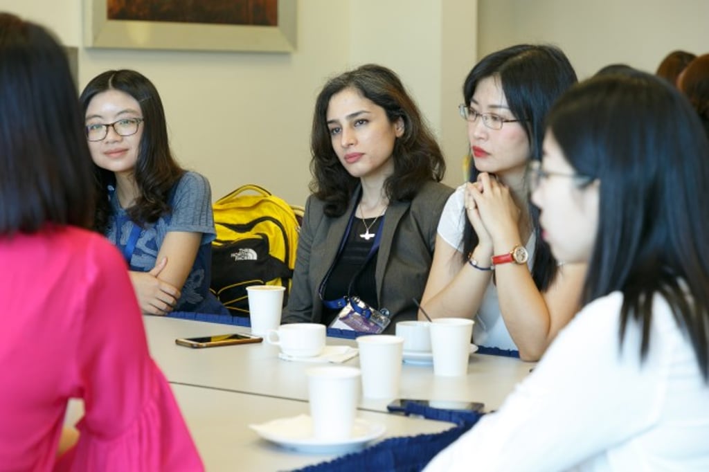 Female engineers and postgraduate students from around the world explore career opportunities in Asia at a forum hosted by HKUST. Female engineers and postgraduate students from around the world explore career opportunities in Asia at a forum hosted by HKUST.