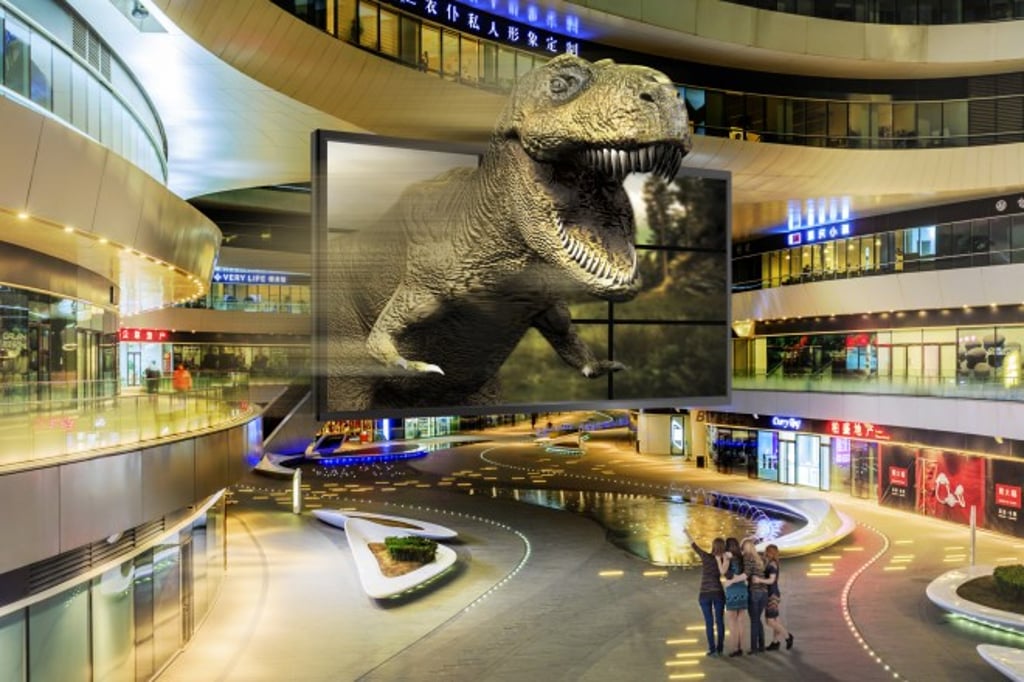 Marvel Digital's glasses-free 3D Video Wall offers people dramatic viewing experience. Marvel Digital's glasses-free 3D Video Wall offers people dramatic viewing experience.