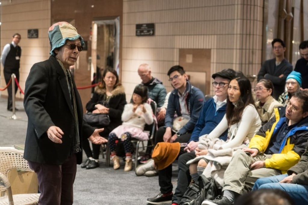 To engage the public, poet Uncle Hung hosts Ring Cycle story-telling session. Photo credit: Cheung Wai-lok/HK Phil