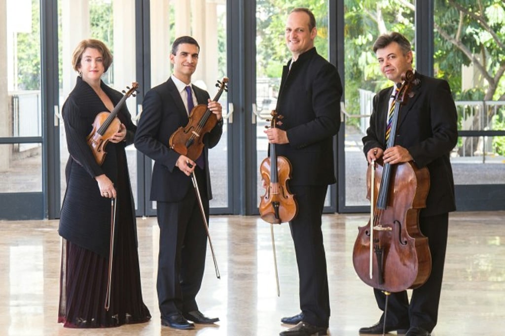 The Toscanini String Quartet is formed by four members of the Israel Philharmonic Orchestra. From Left: Yevgenia Pikovsky, Asaf Maoz, Dima Ratush and Felix Nemirovsky. The Toscanini String Quartet is formed by four members of the Israel Philharmonic Orchestra. From Left: Yevgenia Pikovsky, Asaf Maoz, Dima Ratush and Felix Nemirovsky.