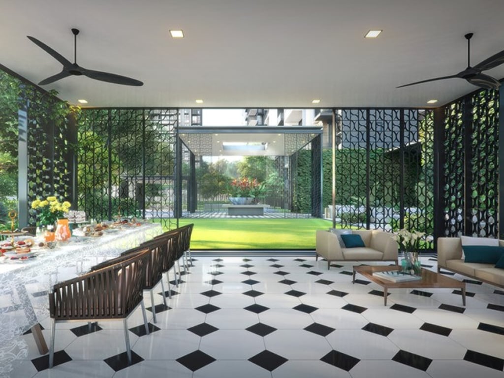 Park Colonial provides residents with colonial-style dining pavilions – bringing out that historical touch within a modern real estate.