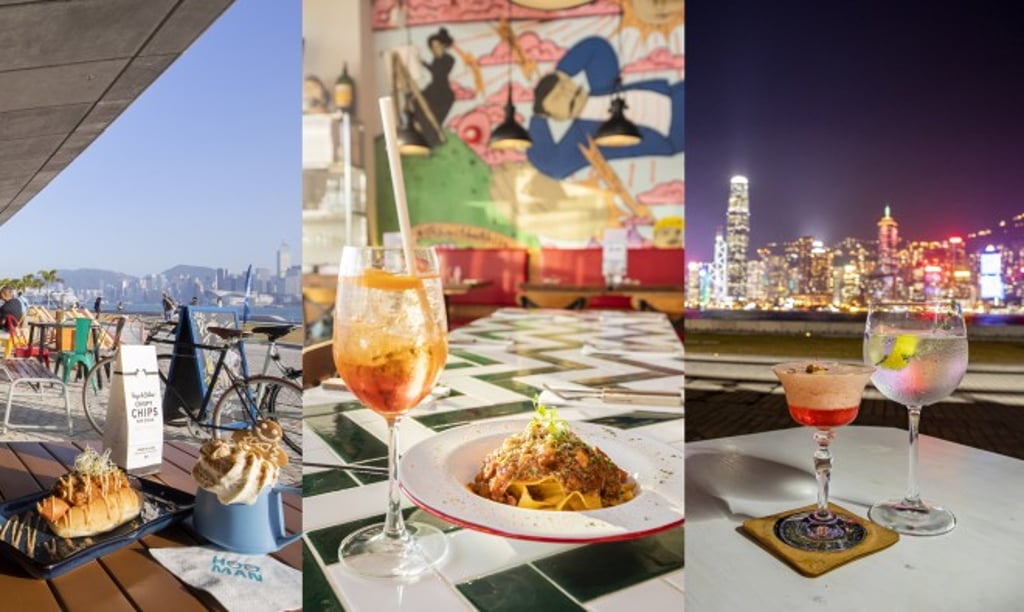 Savour delicious coffee, food and signature cocktails overlooking the iconic skyline at the harbour-side Hooman (left), Café Boheme (centre), and REST (right). Savour delicious coffee, food and signature cocktails overlooking the iconic skyline at the harbour-side Hooman (left), Café Boheme (centre), and REST (right).