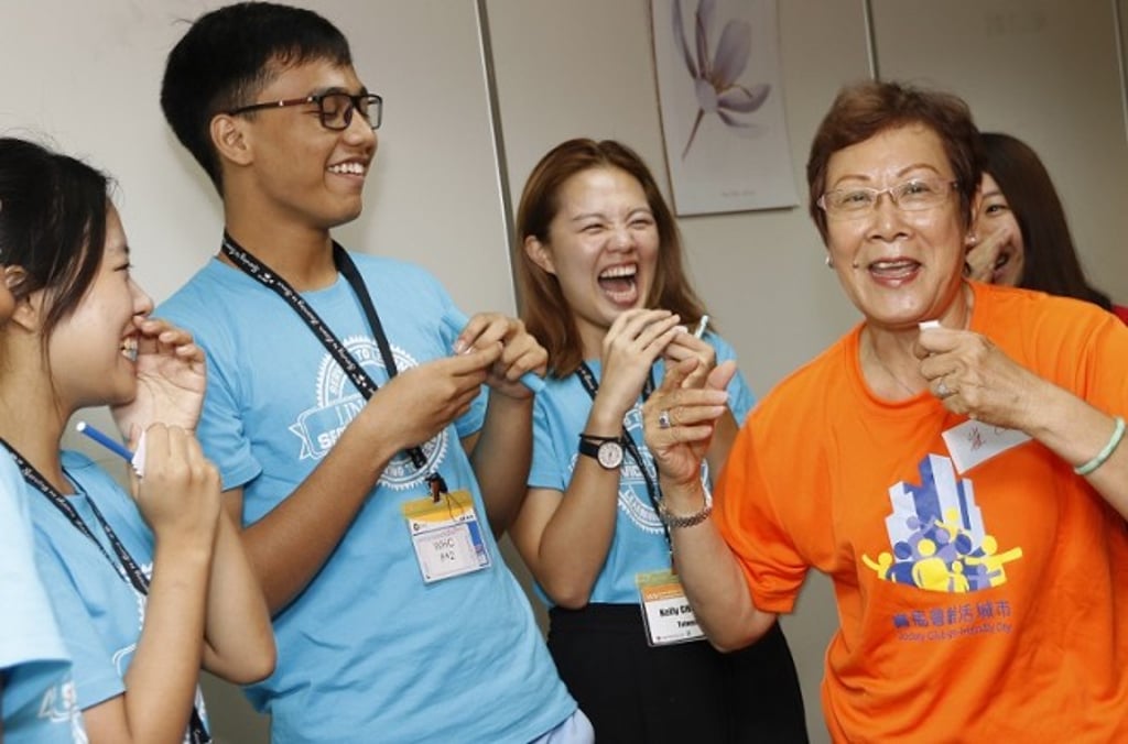 The Hong Kong Jockey Club is supporting a number of initiatives to promote intergenerational inclusion, helping young people learn more about life as a senior citizen, and encouraging them to build an age-friendly city.