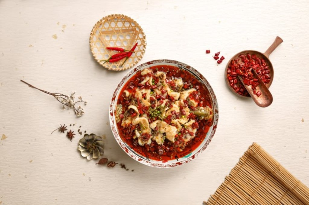 Boiled Mandarin Fish Fillets in Chili Oil - A must-try dish with tender fillets in a broth that is bursting with flavor