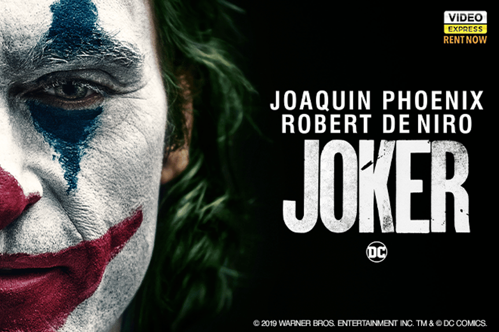 Joaquin Phoenix won Oscars Best Actor Award for his role in Joker, now available on Video Express CH 106. Joaquin Phoenix won Oscars Best Actor Award for his role in Joker, now available on Video Express CH 106.