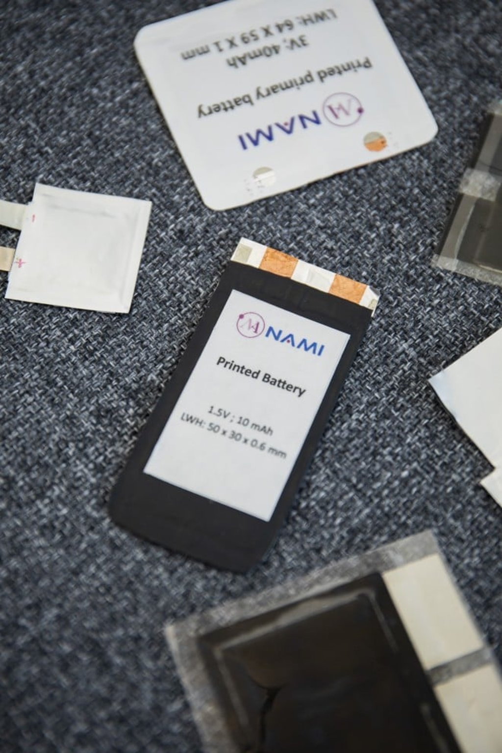 The multiple award-winning flexible ‘Green Battery Printed on LoRa IoT Devices’. The multiple award-winning flexible ‘Green Battery Printed on LoRa IoT Devices’.