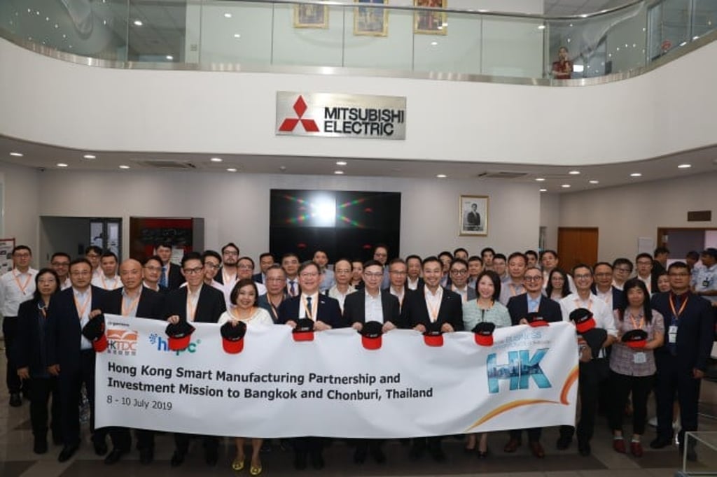 Delegates explored industrial park opportunities during the Hong Kong Smart Manufacturing Partnership and Investment Mission to Bangkok and Chonburi, Thailand co-organised by the HKTDC and Hong Kong Productivity Council in July 2019.
