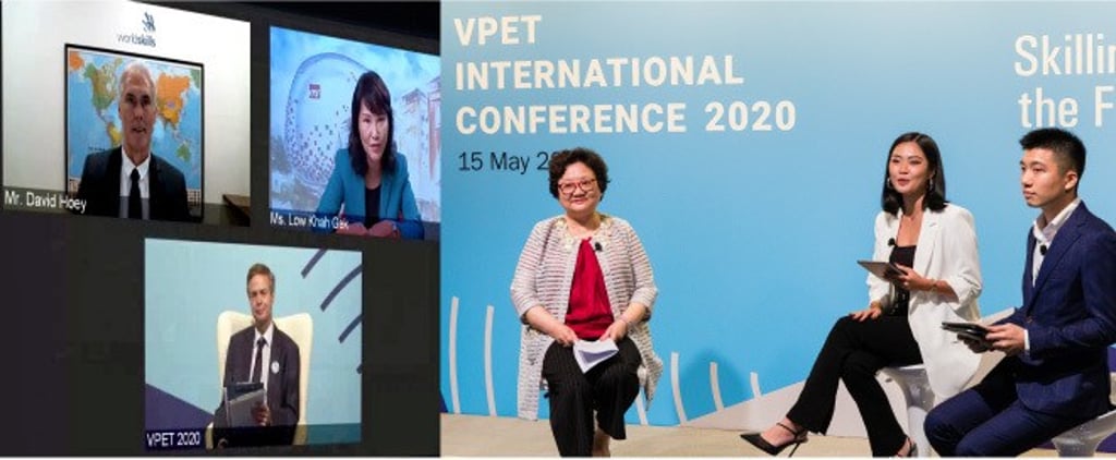 Thought leaders (left) highlighted how skills changed lives while VTC alumni (right) shared their skills journeys with Dr Carrie Yau, VTC Executive Director (third from right). Thought leaders (left) highlighted how skills changed lives while VTC alumni (right) shared their skills journeys with Dr Carrie Yau, VTC Executive Director (third from right).