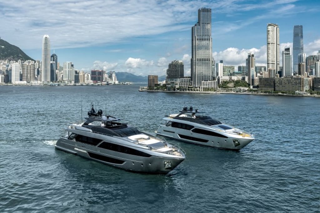 The new Riva 90 Argo (28.49m) and Riva 110 Dolcevita (33.53m) by Ferretti Group