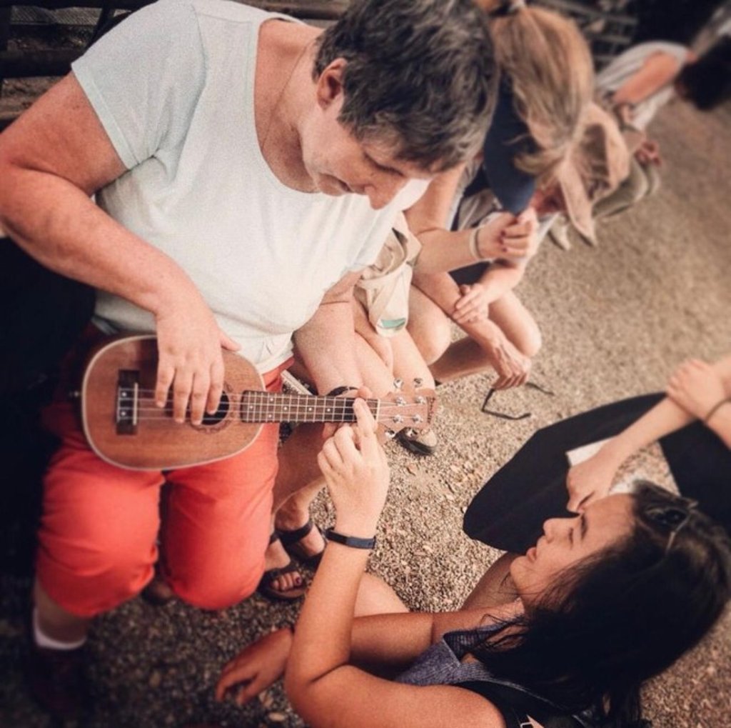 On another CAS trip to Italy, she befriended a local blind woman who shares her passion for music. Emma taught her to play the Ukulele and continues to do so to this day.