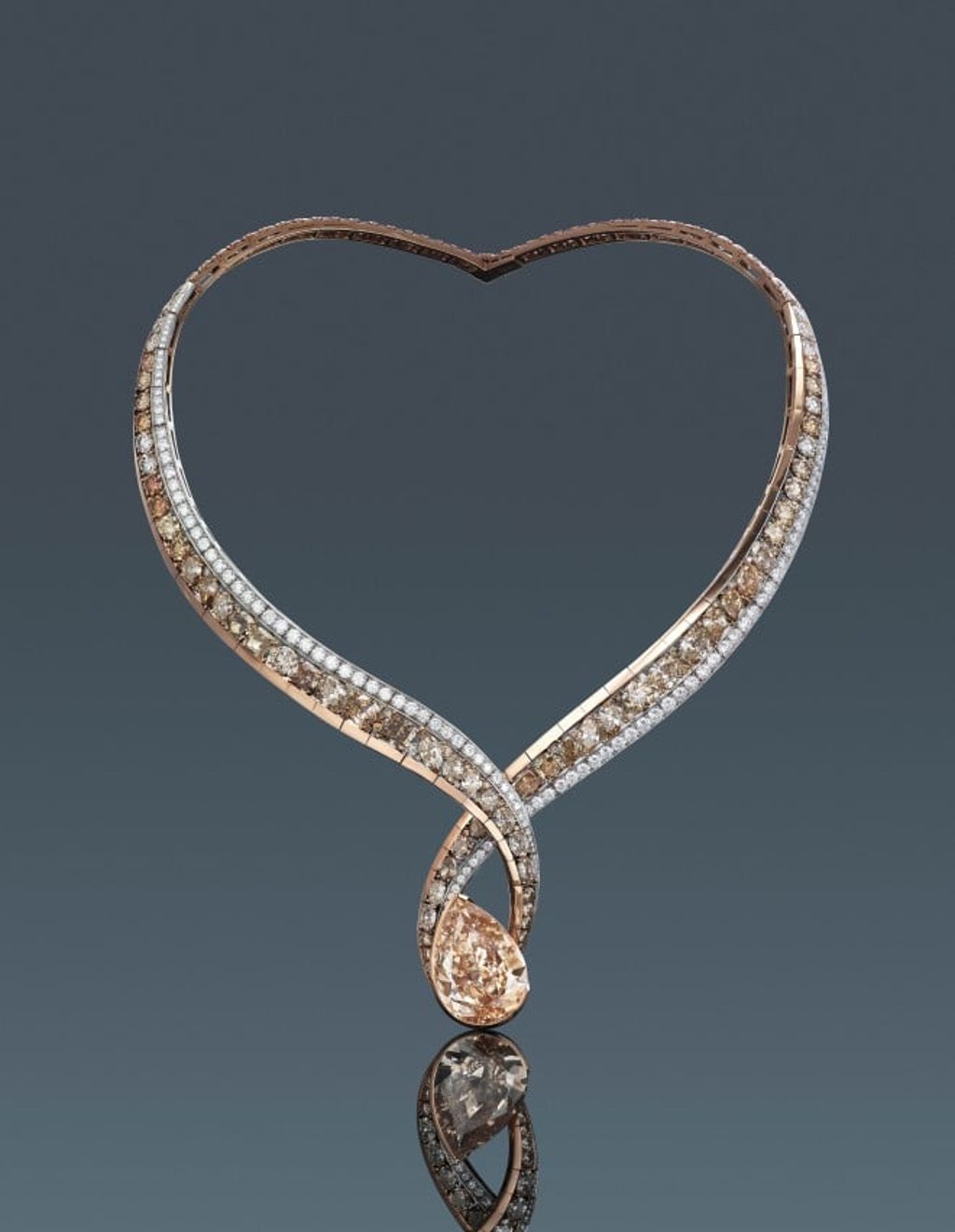 Diamonds that Care necklace featuring Alrosa brown diamonds was sold by Christie’s to raise funds for COVID-19 frontline healthcare workers.