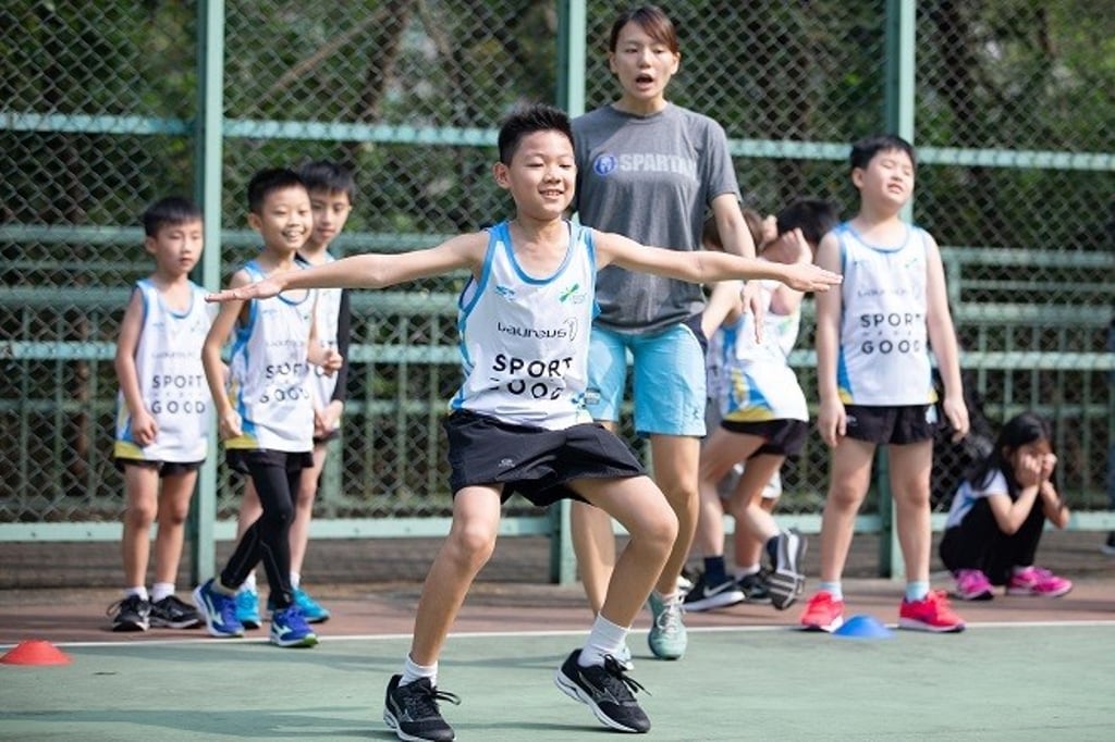 Young children took part in a local Laureus Sport for Good project.
