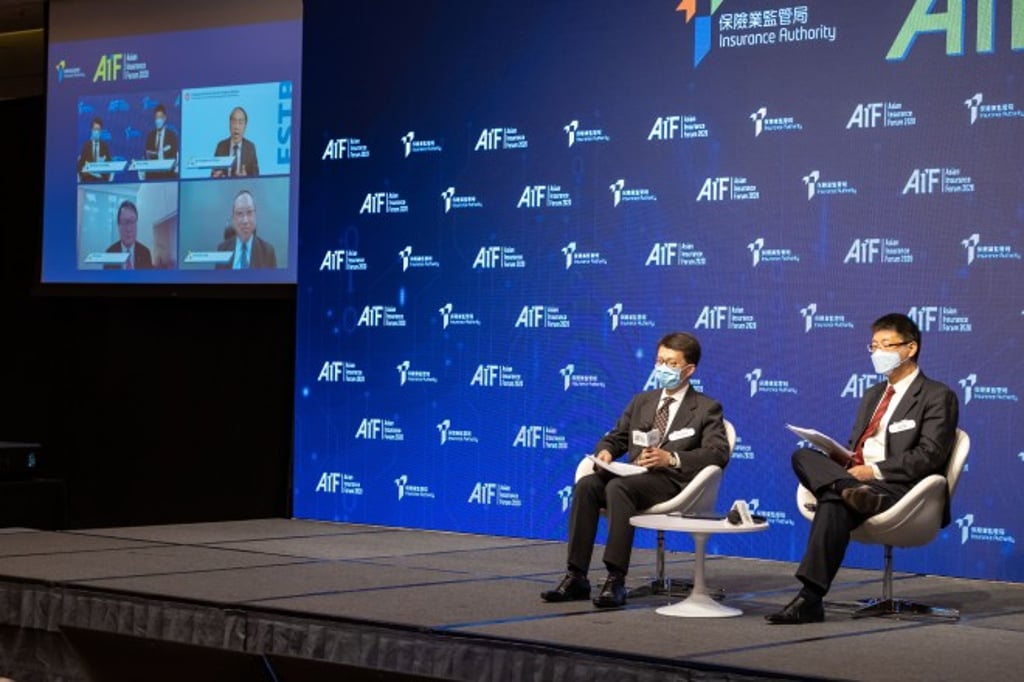 Onsite and online panelists interacted with each other at the AIF this year without any physical constraints. The second panel discussion, moderated by Christopher Hui, Secretary for Financial Services and the Treasury, discussed the new development opportunities arising from the Belt and Road Initiative.