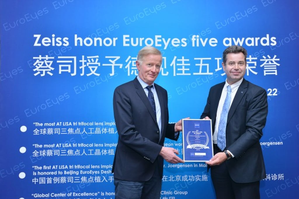 EuroEyes has been crowned world champion in Zeiss trifocal lens implantation fifth time in a row.