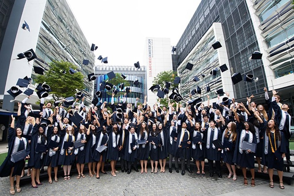 Graduation of 2018 in Stamford American International School Singapore