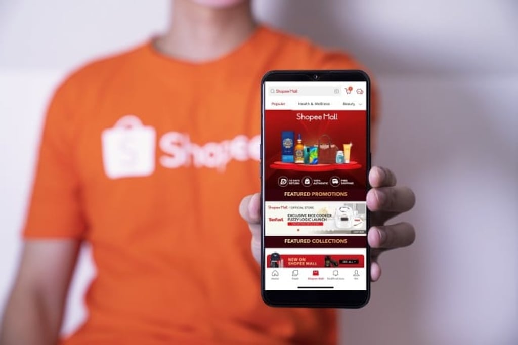 Shopee Mall offers three guarantees -- 100% authentic products, free returns and free shipping